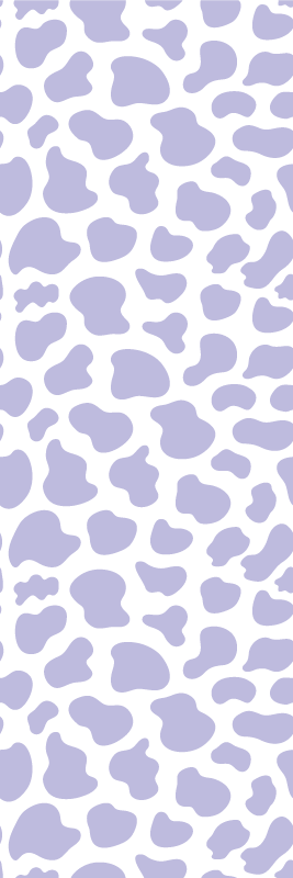 Tapis vinyle chambre motif vache violette - TenStickers