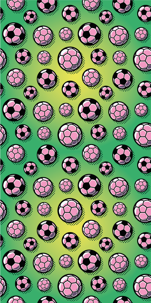 Tapis vinyle chambre fond dégradé terrain de football - TenStickers