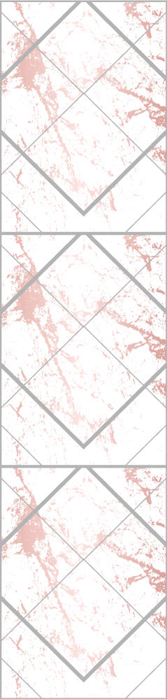 Tapis vinyle chambre marbré rose et gris - TenStickers