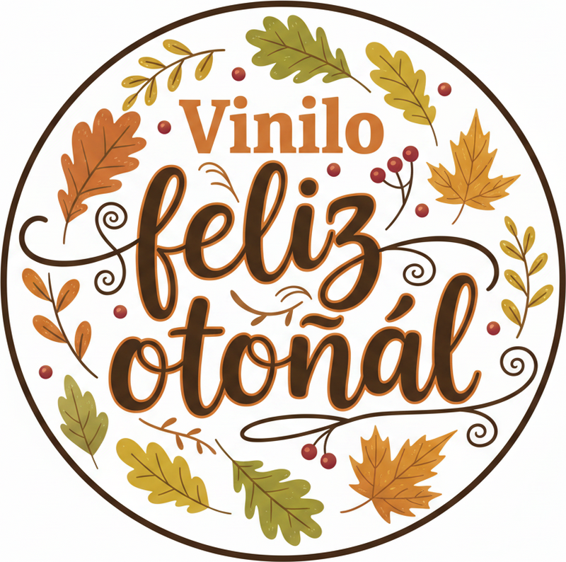Tapis vinyle chambre automne joyeux - TenStickers