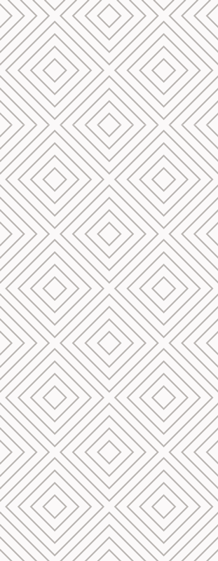 Tapis vinyle nordique motif carrés gris sur blanc - TenStickers