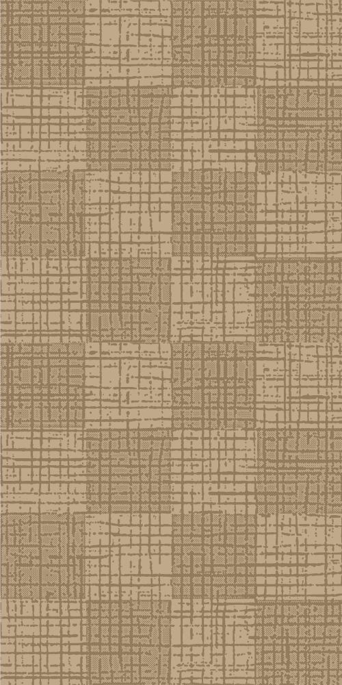 Tapis vinyle nordique motif carré caramel scandinave - TenStickers