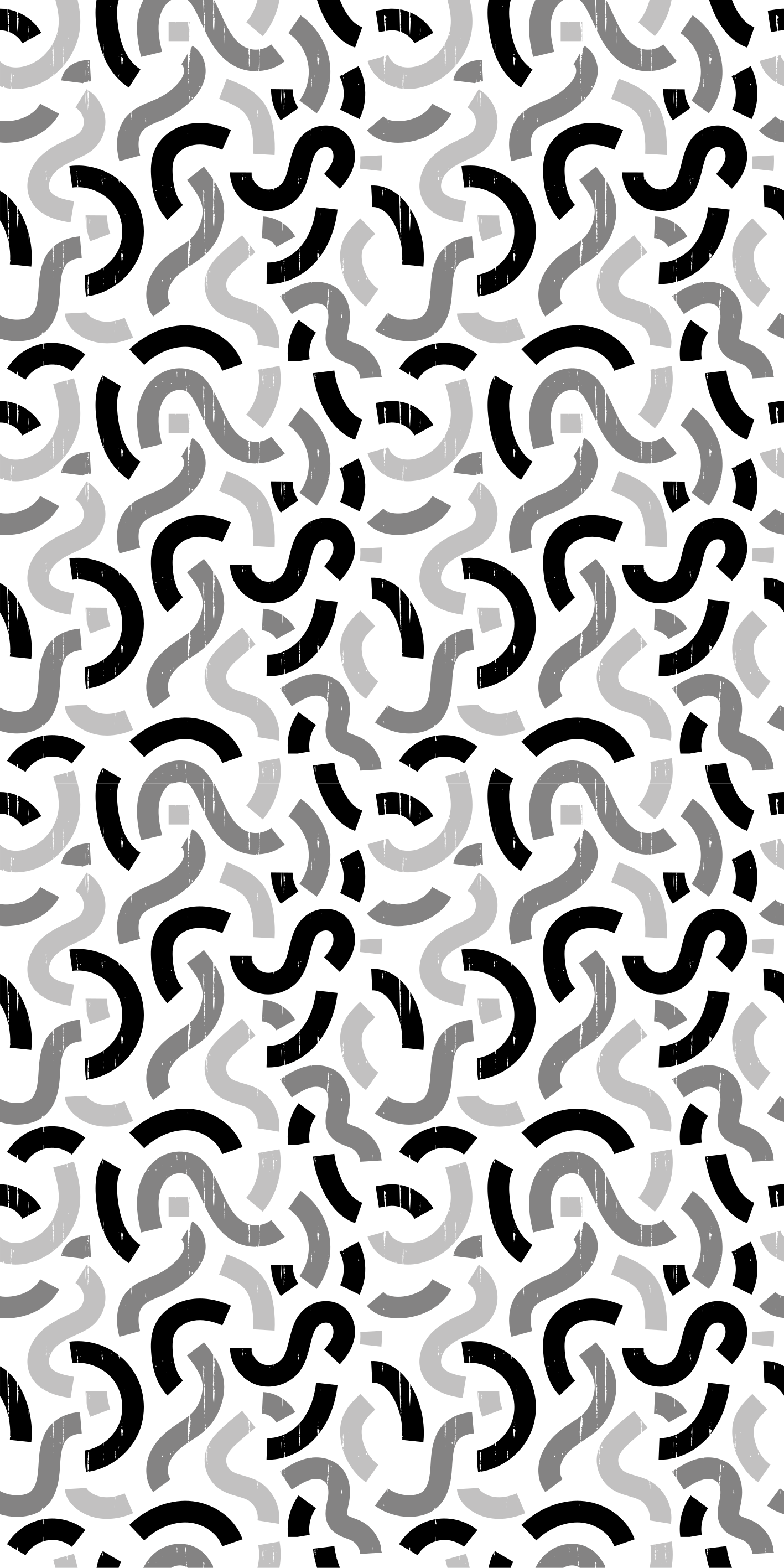 Tapis vinyle texture motifs noir et blanc - TenStickers