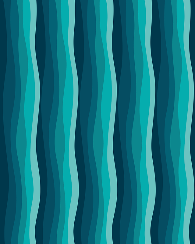 Tapis vinyle texture motif vagues - TenStickers