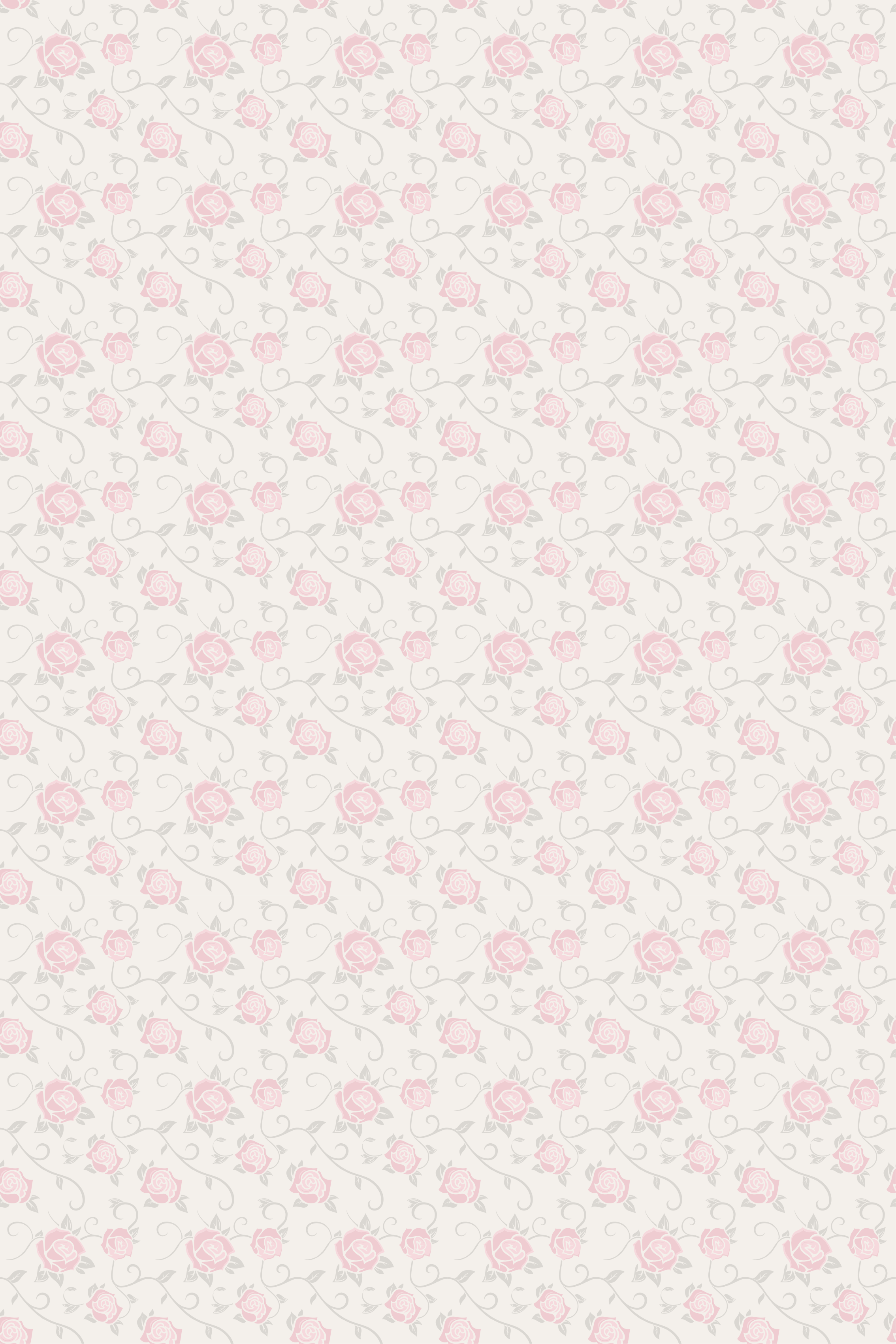 Tapis vinyle vintage petites fleurs style vintage - TenStickers
