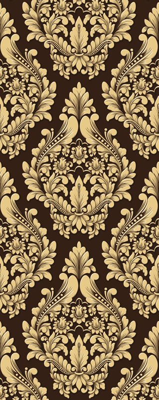 Tapis vinyle vintage style victorien classique - TenStickers