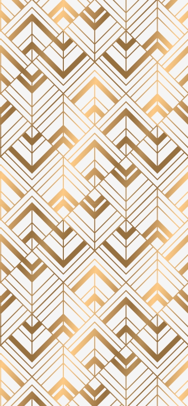 Tapis vinyle vintage motif décoratif en forme de diamant - TenStickers