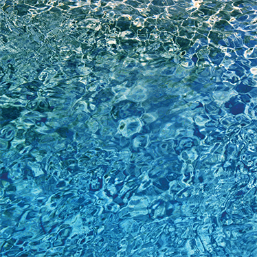 Tapis vinyle texture eau bleue réaliste - TenStickers