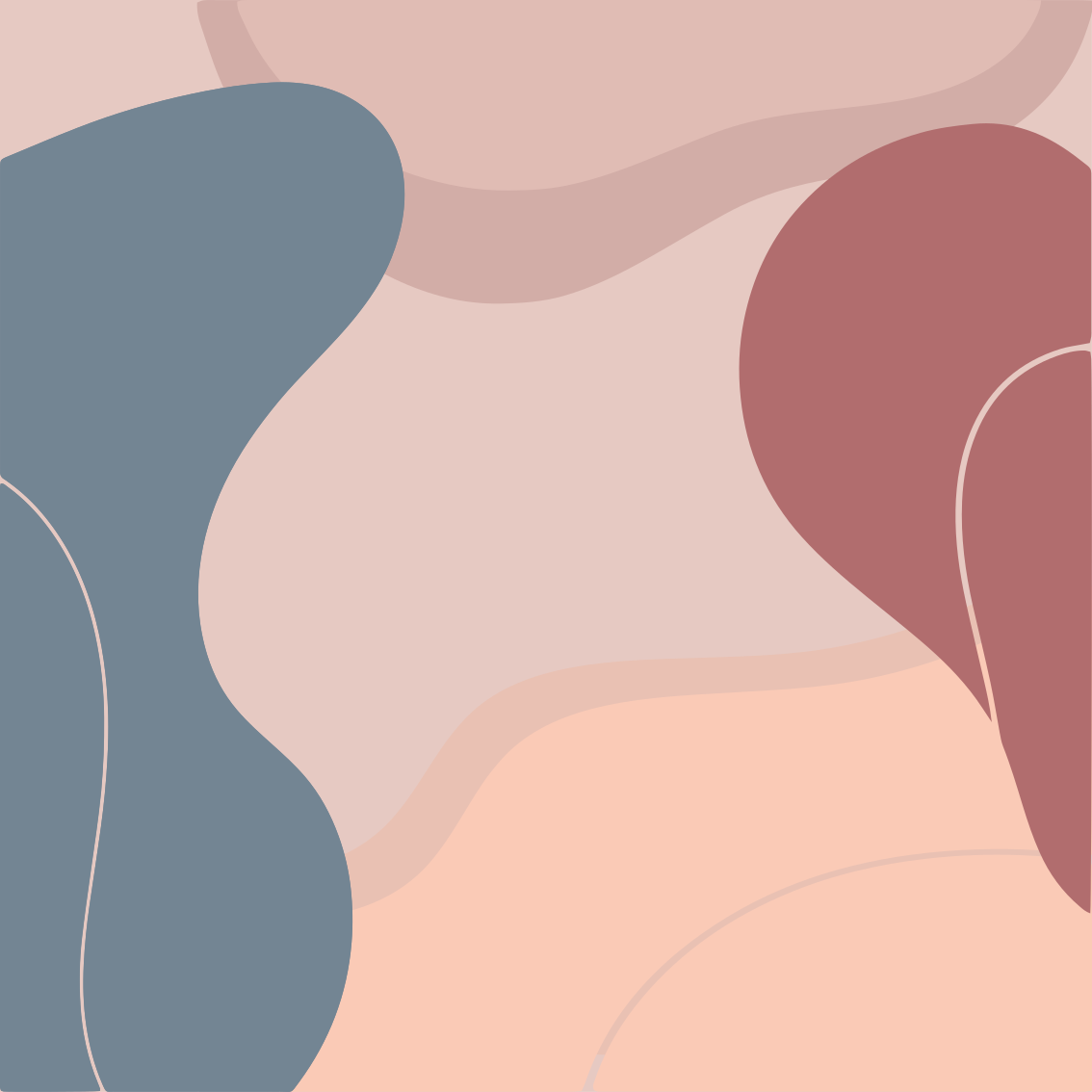 Tapis vinyle géométrique couleurs douces murales - TenStickers