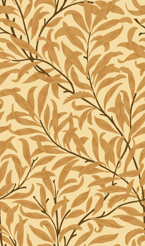 Tapis vinyle beige imprimé de feuilles botaniques - TenStickers