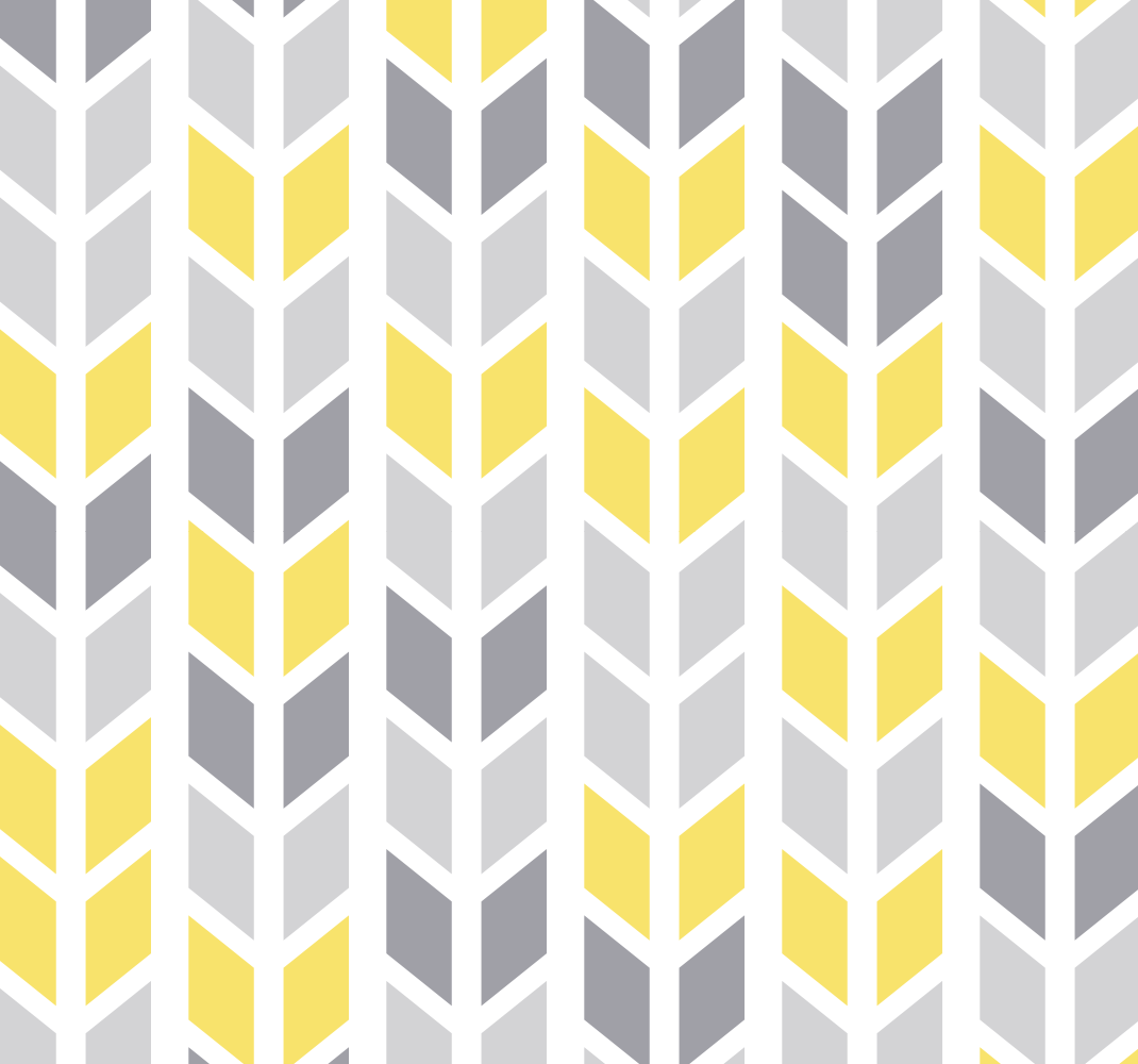 Tapis vinyle jaune à motif gris et jaune - TenStickers