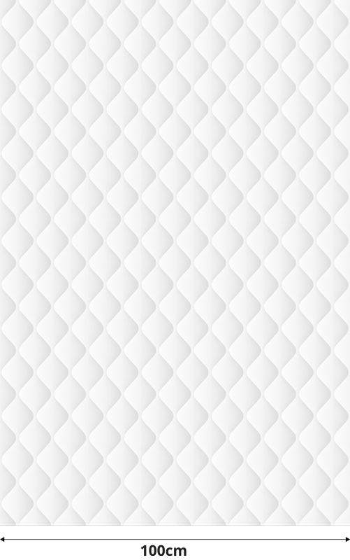 Tapis vinyle blanc texture rembourrée - TenStickers