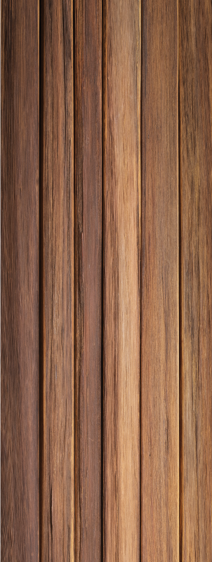 Tapis vinyle marron mur et sol en bois vieilli - TenStickers