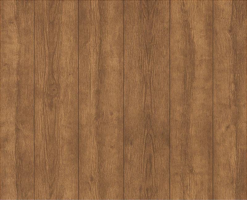 Tapis vinyle marron effet planche de bois noyer rustic - TenStickers