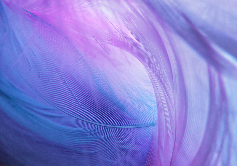 Tapis vinyle violet tourbillon 3d bleu et violet - TenStickers