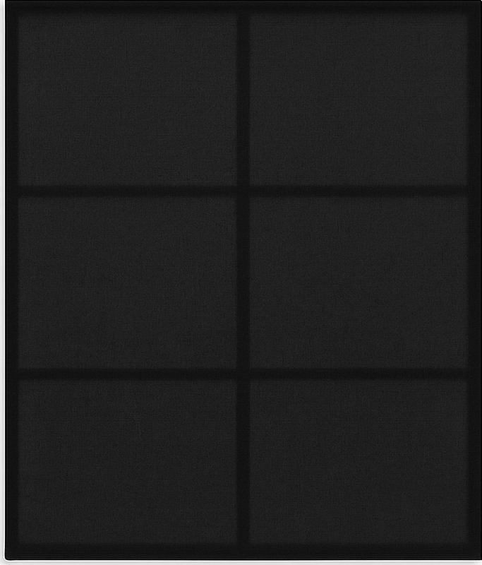 Tapis vinyle noir motif blocs modernes - TenStickers