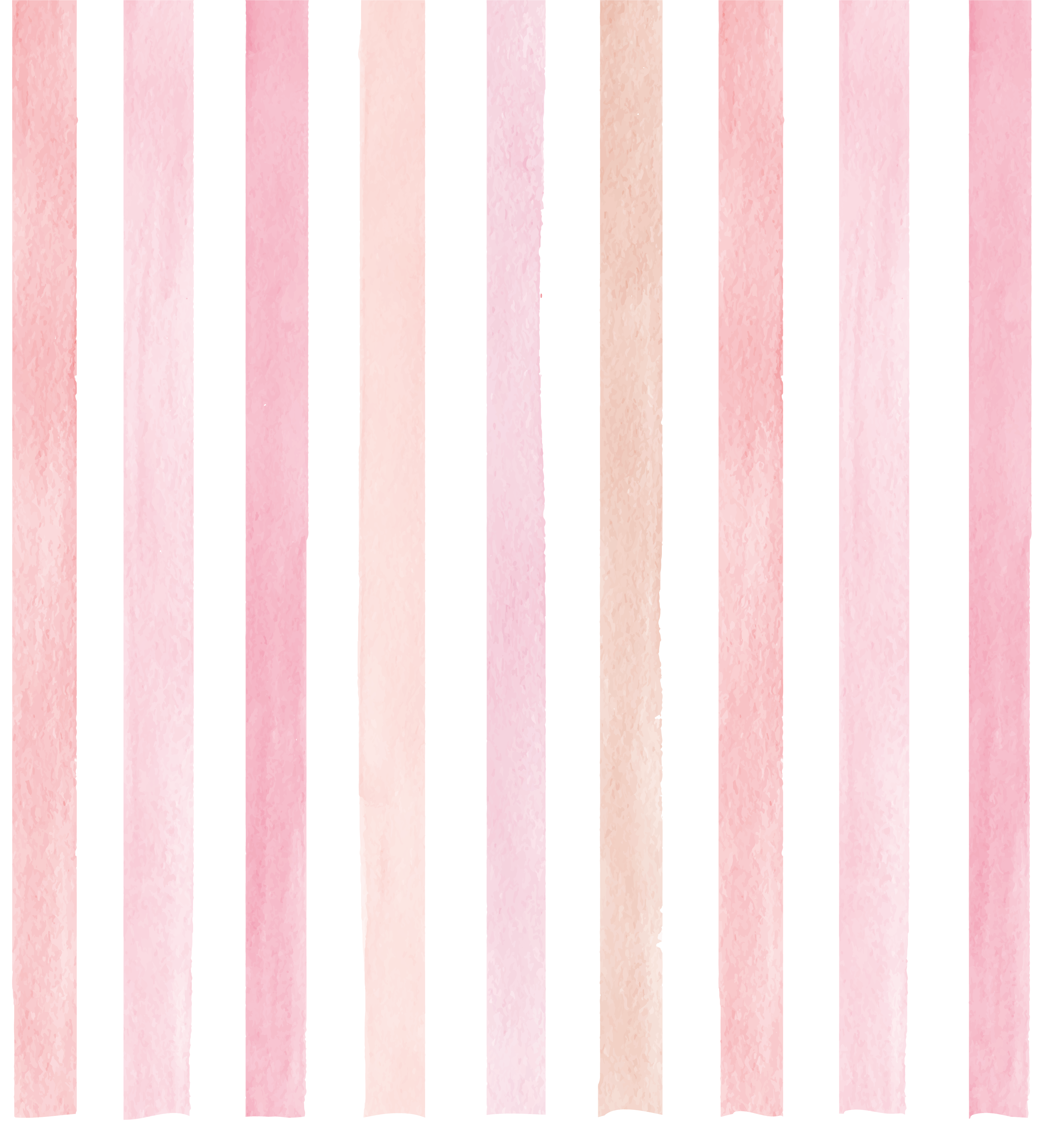 Tapis vinyle extérieur rayures verticales roses aquarelle - TenStickers