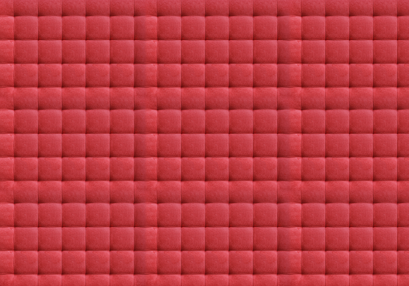 Tapis vinyle rouge rembourrage en cuir rouge - TenStickers