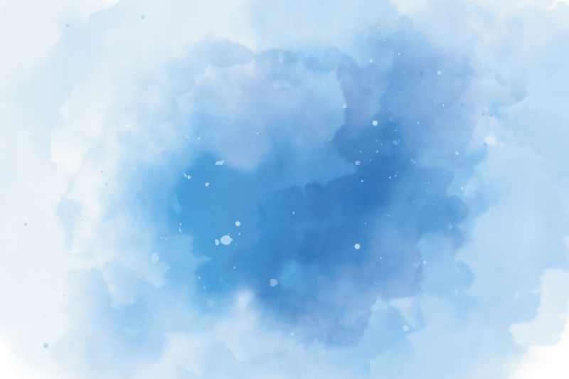 Tapis vinyle minimaliste aquarelle minimaliste bleue - TenStickers