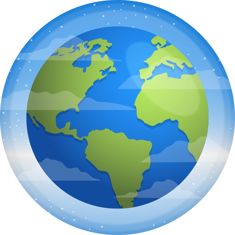 Tapis en vinyle circulaire incroyable du globe - TenStickers