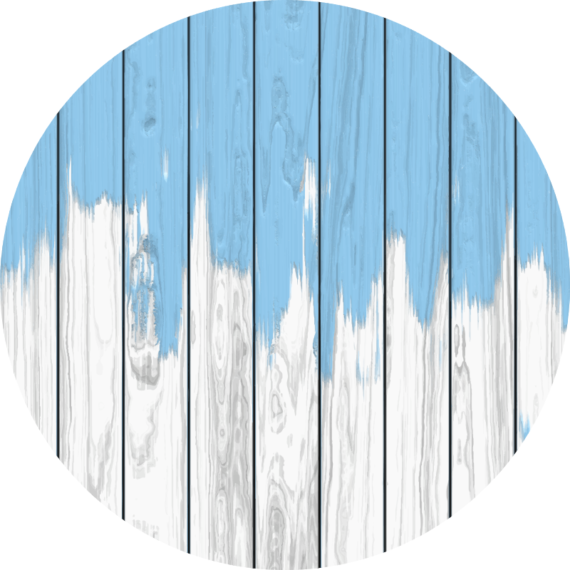 Tapis vinyle imitation parquet bois en détresse - TenStickers