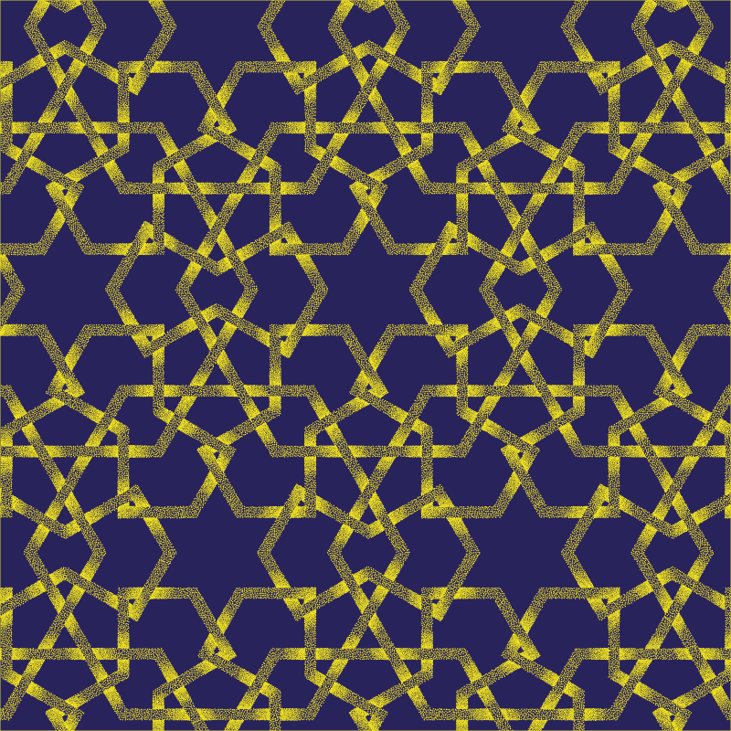 Tapis vinyle salle de bain accent de bain géométrique - TenStickers