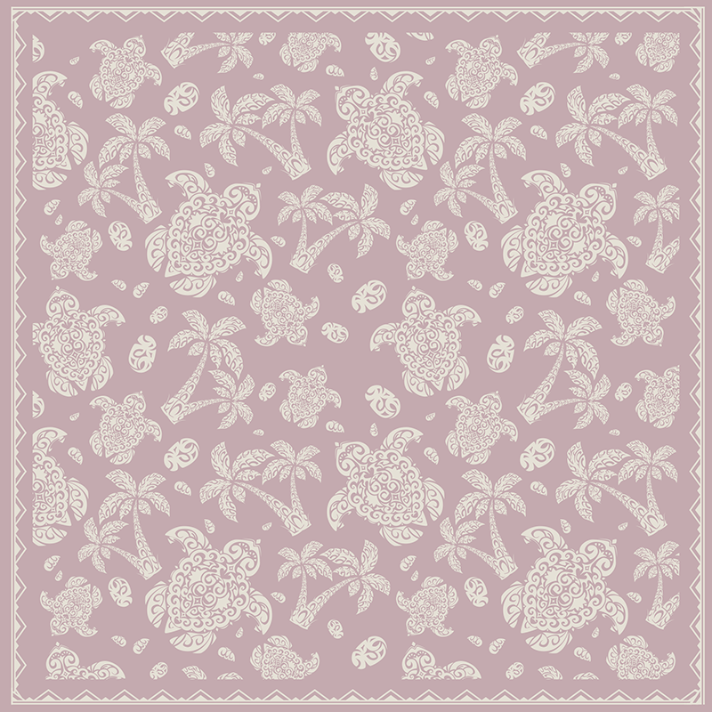 Tapis vinyle mandala mandala cachemire - TenStickers