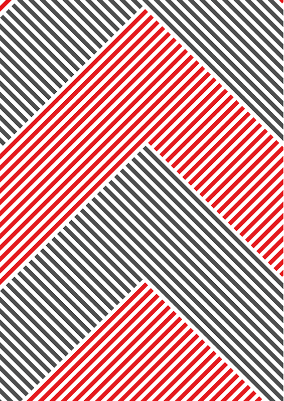 Tapis vinyle rayures motif à rayures chevrons - TenStickers