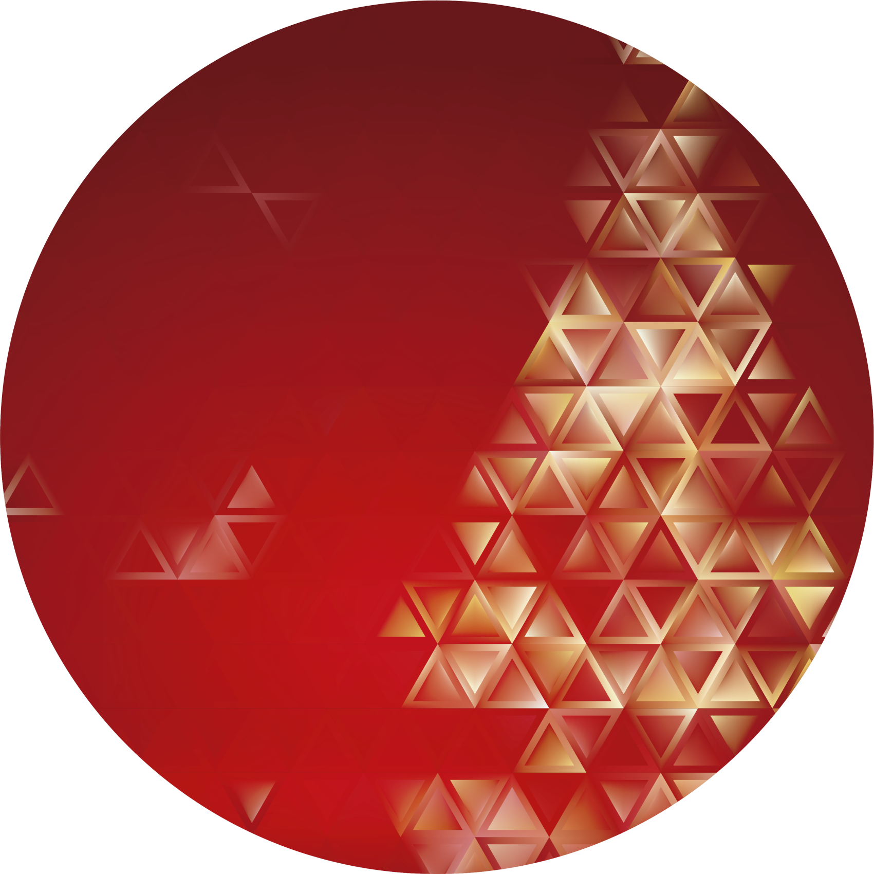 Tapis vinyle géométrique sphère d'ombre géométrique - TenStickers