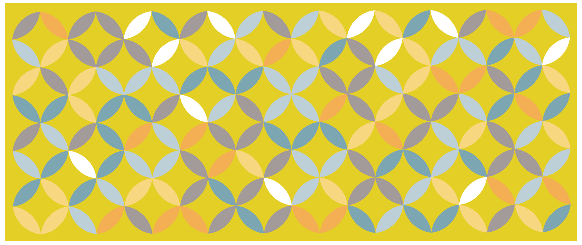 Tapis vinyle géométrique composition géométrique abstraite - TenStickers