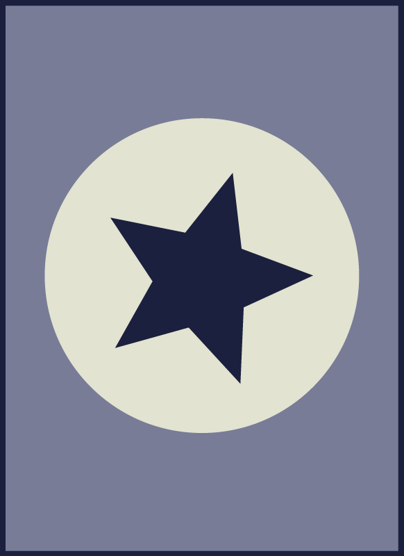 Tapis vinyle étoile pièce maîtresse étoile - TenStickers