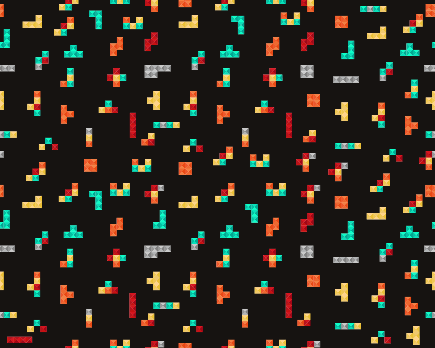 Tapis vinyle jeux thème tétris - TenStickers