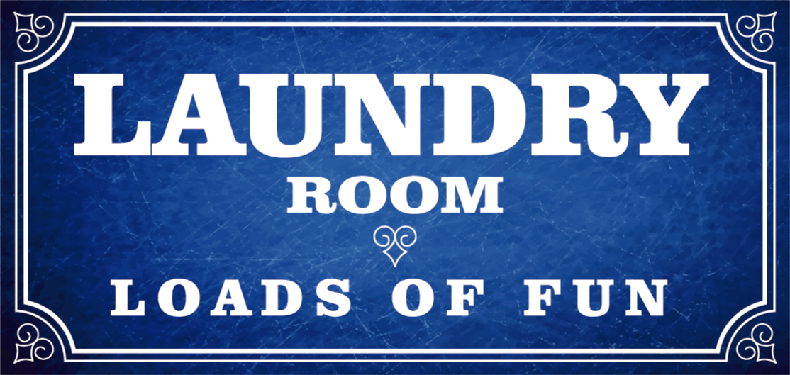 Tapis vinyle citation Lessive amusante - TenStickers