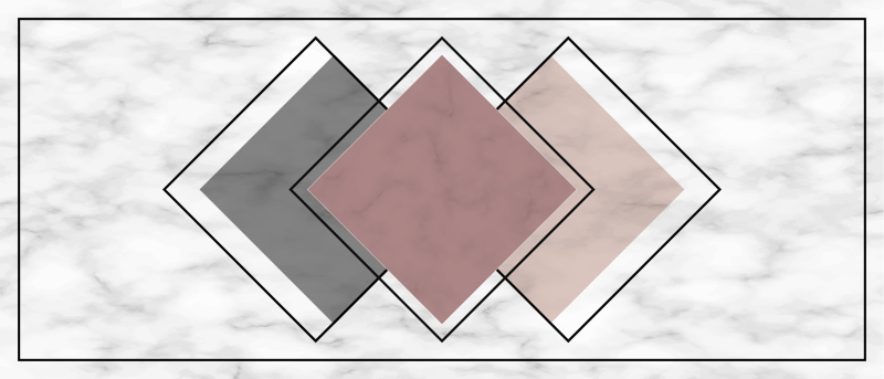 Tapis vinyle marbre géométrie du marbre - TenStickers