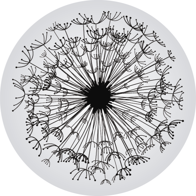 tapis vinyle cuisine Tapis rond en vinylee avec des feuilles - TenStickers