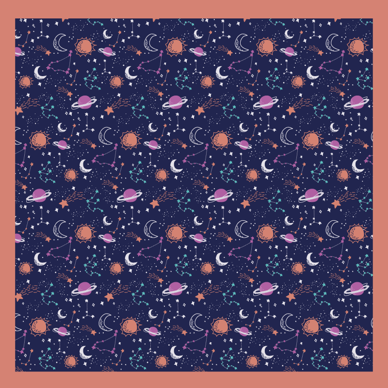 Tapis vinyle autres tapis jeu spatial cosmique - TenStickers