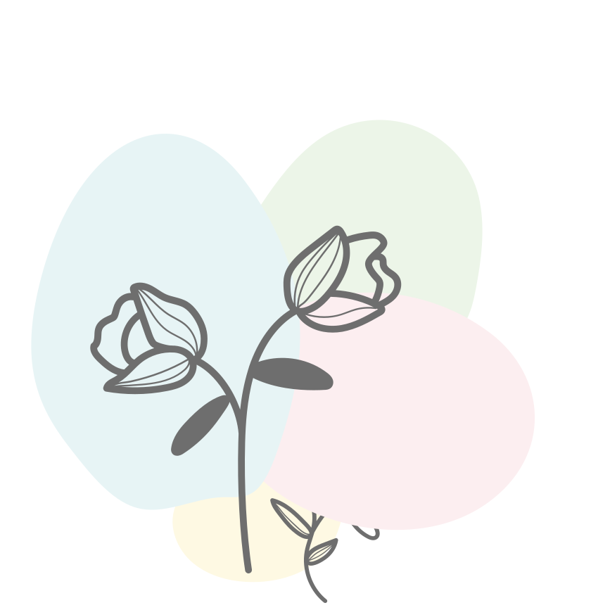 Tapis vinyle plantes tapis coeur fleuri - TenStickers