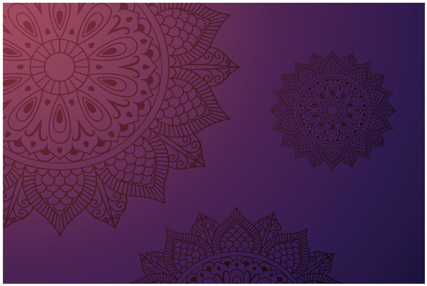 Tapis vinyle mandala tapis à motif de mandala - TenStickers