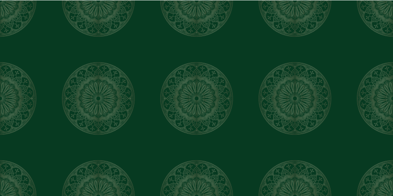 Tapis vinyle mandala conception de motifs de mandala - TenStickers