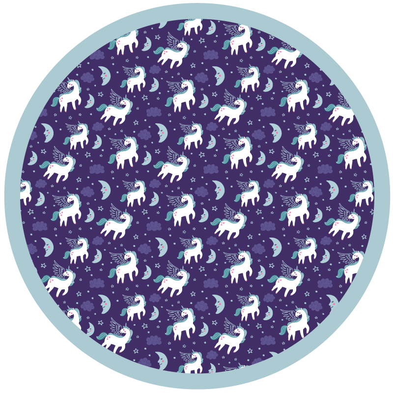 Tapis vinyle autres tapis cercle d'ours polaire - TenStickers