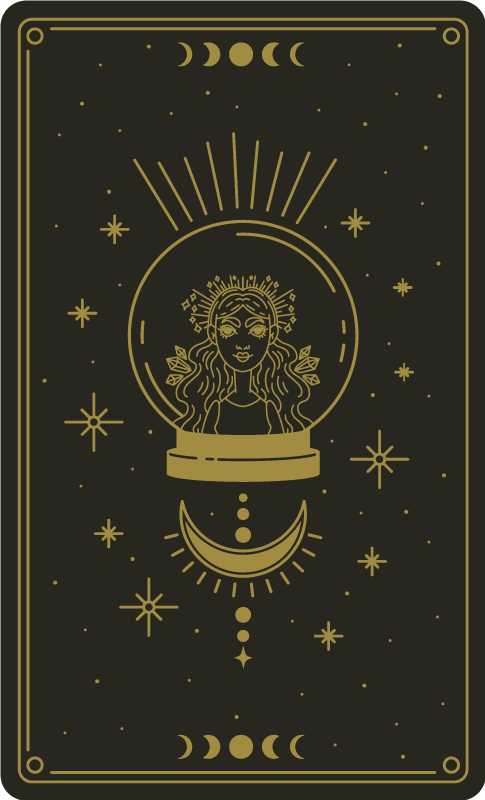 tapis vinyle chambre La sorcière et la lune - TenStickers