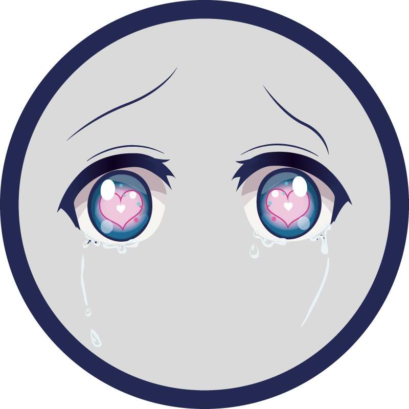 Tapis vinyle autres tapis visage d'anime qui pleure - TenStickers