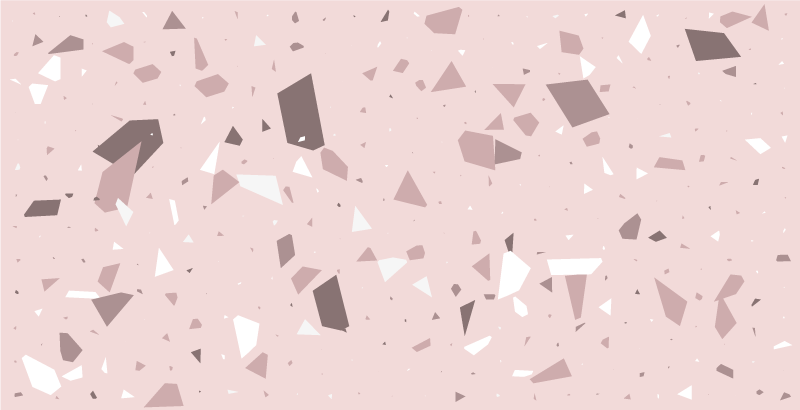 Tapis vinyle géométrique terrazzo géométrique - TenStickers