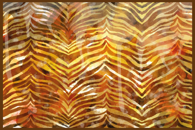 Tapis vinyle motif animal ambiance safari - TenStickers