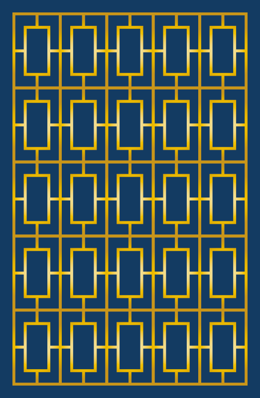 Tapis vinyle géométrique sophistication géométrique - TenStickers