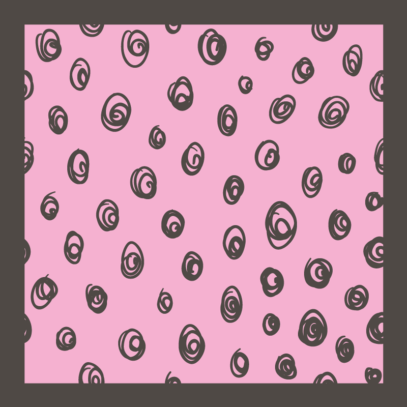 Tapis vinyle chambre décor à motif en spirale - TenStickers