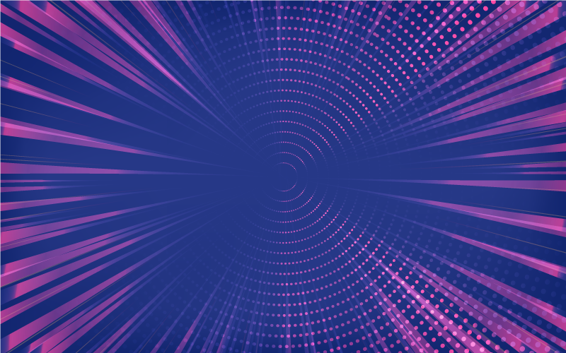 Tapis vinyle géométrique éclat optique - TenStickers