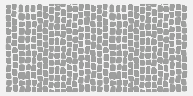 Tapis vinyle carreaux de ciment treillis monochrome - TenStickers