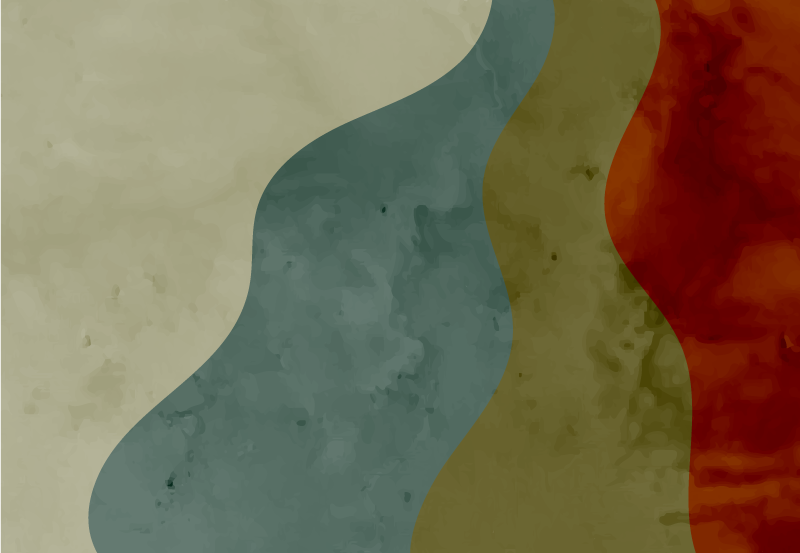 Tapis vinyle salon motifs de vagues abstraits - TenStickers