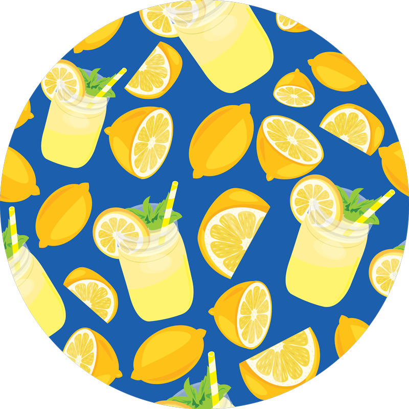 Tapis vinyle cuisine rafraîchissement à la limonade - TenStickers